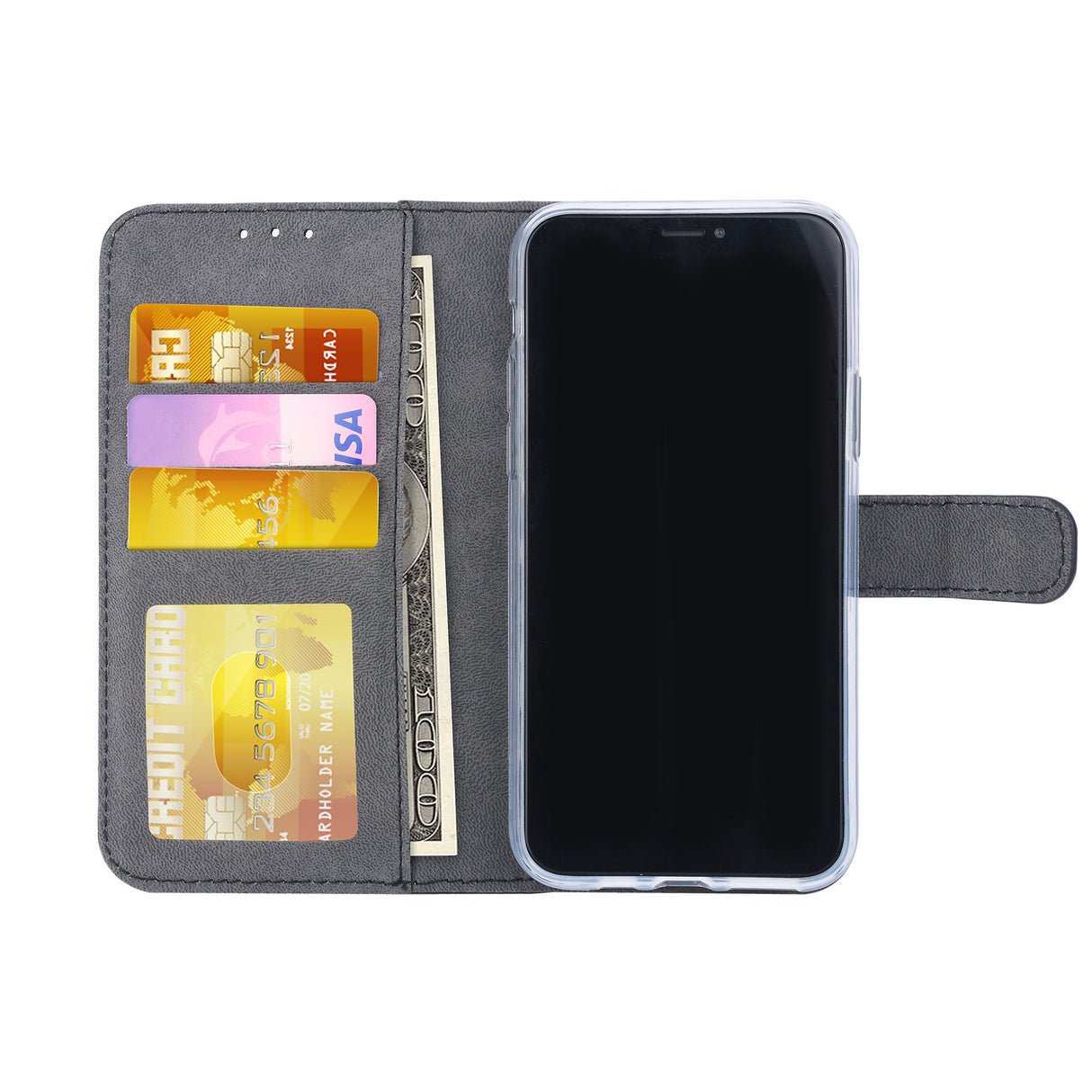 Apple iPhone 11 Pro Lompakkokotelo - Musta