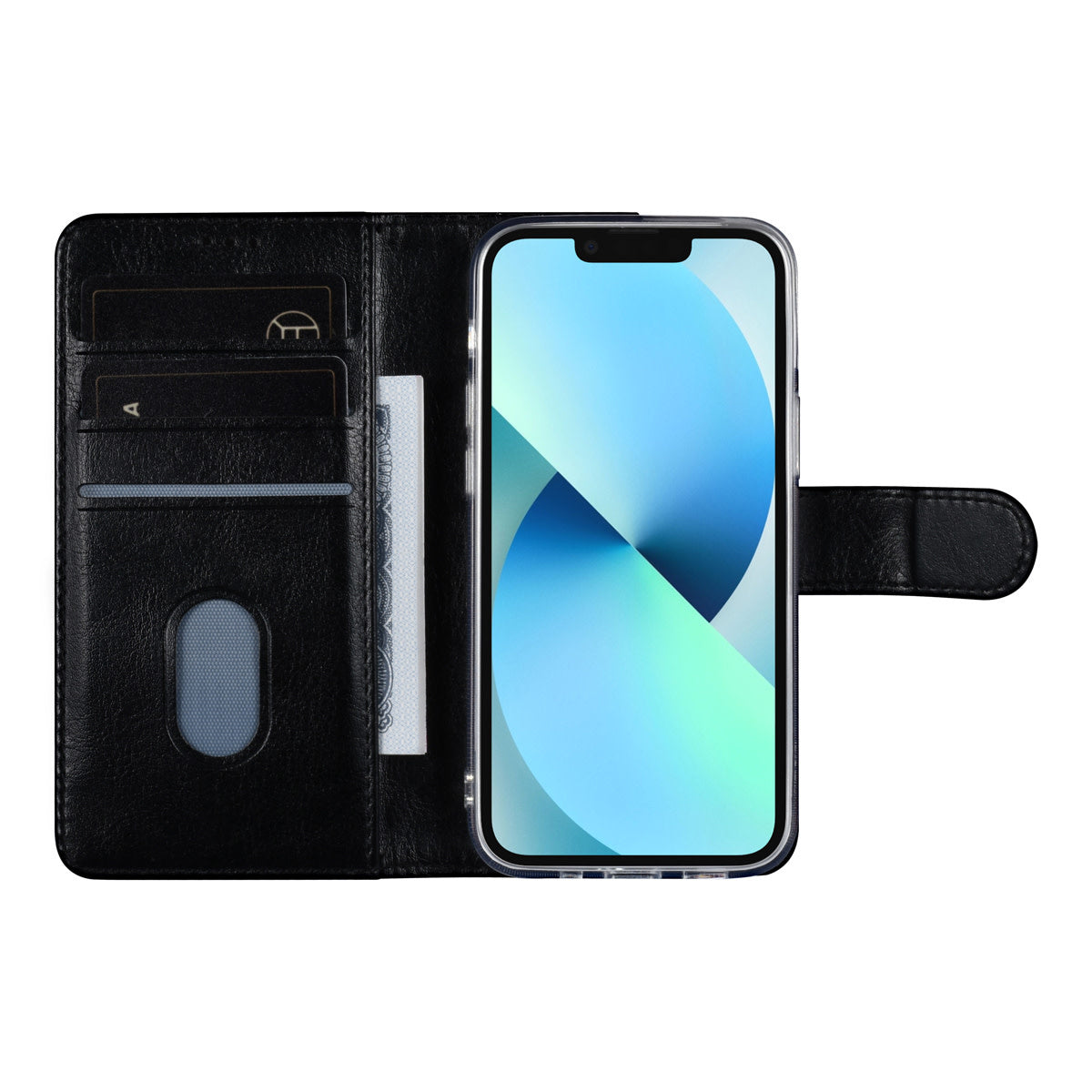 iPhone 13 Mini Lompakkokotelo - Musta