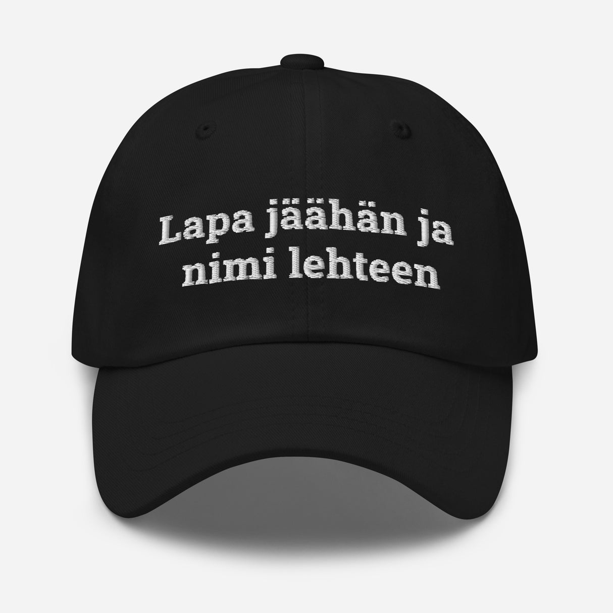 Lapa jäähän ja nimi lehteen Lippis