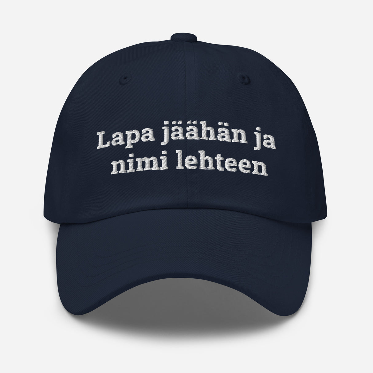 Lapa jäähän ja nimi lehteen Lippis