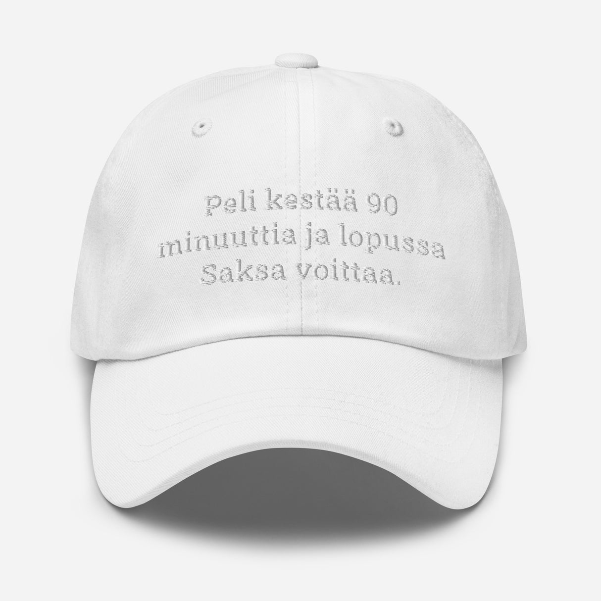 Peli kestää 90 minuuttia ja lopussa Saksa voittaa Lippis