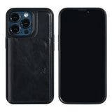 Apple iPhone 13 Pro Suojakuori Korttitaskulla - Musta