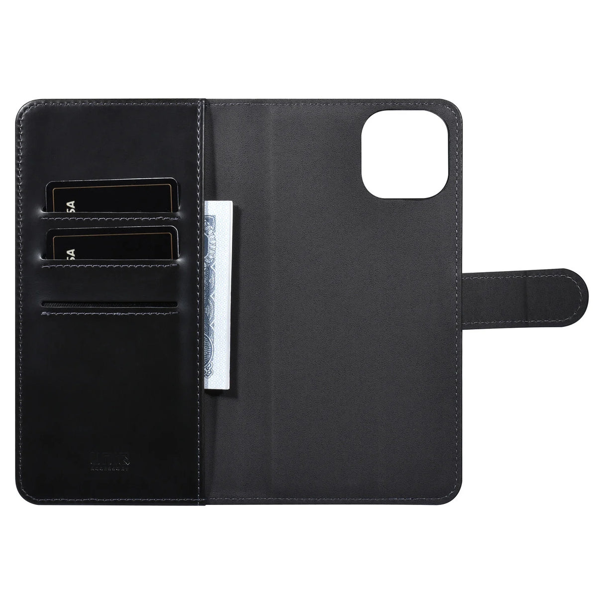 Apple iPhone 14 Plus Lompakkokotelo - Musta
