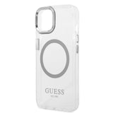 Guess iPhone 14 Pro Max MagSafe suojakuori - Hopea