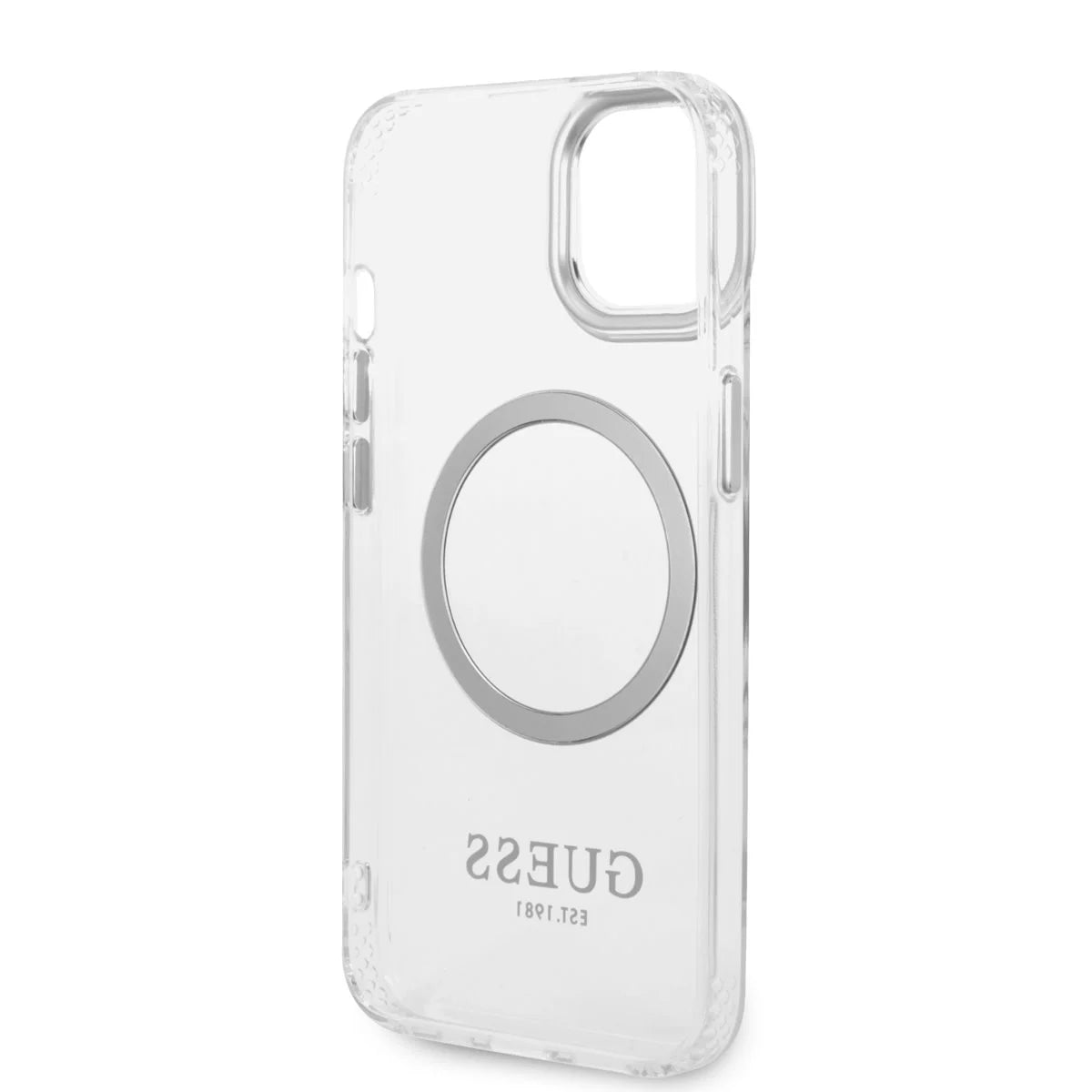 Guess iPhone 14 Pro Max MagSafe suojakuori - Hopea