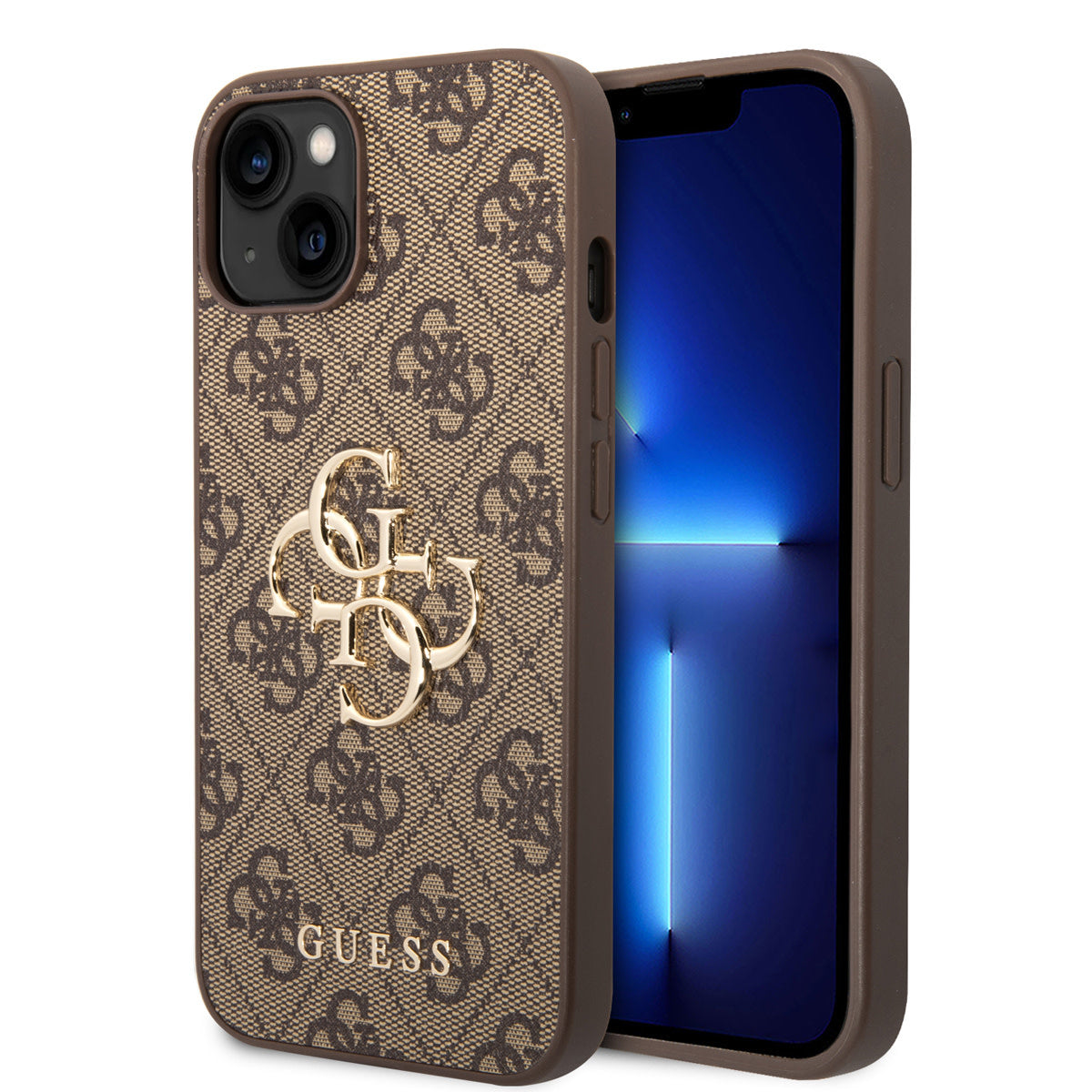 Guess iPhone 14 Plus suojakuori - Ruskea